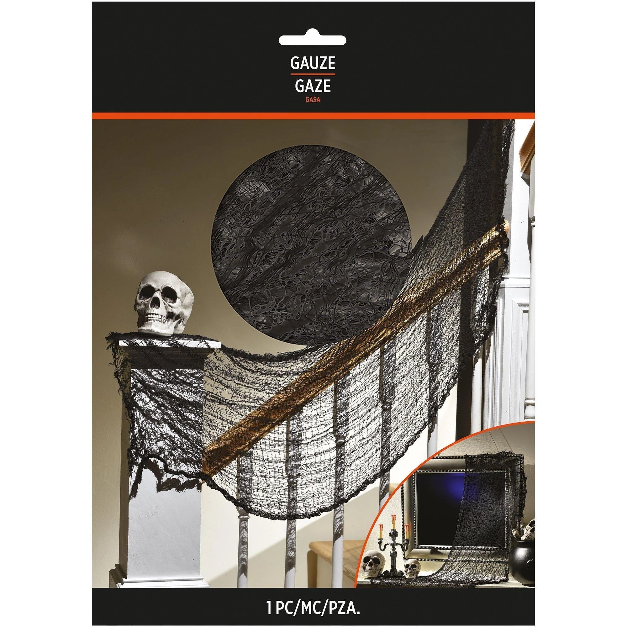 Black Gauze Cloth, 30in x 60in